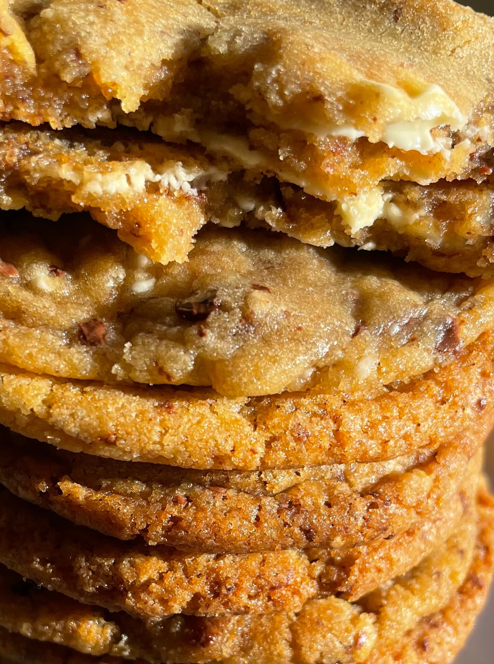 Freshly baked cookies packed for delivery